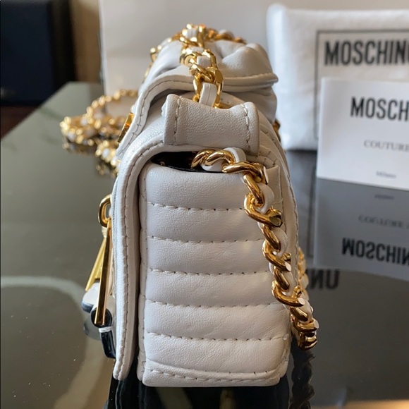 Moschino Shoulder Biker Mini Nappa Bag - Picture 3 of 8